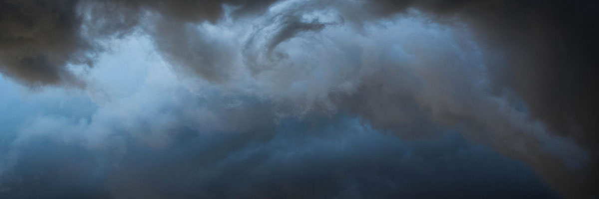 gray storm clouds