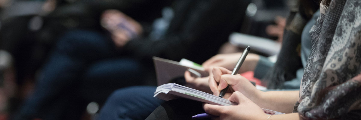 Audience at a conference